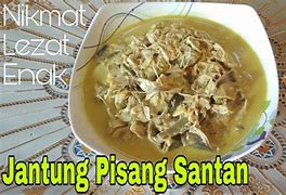 Memasak Jantung Pisang Tanpa Santan